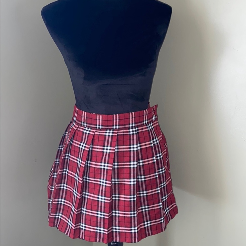 Plaid School Skirt